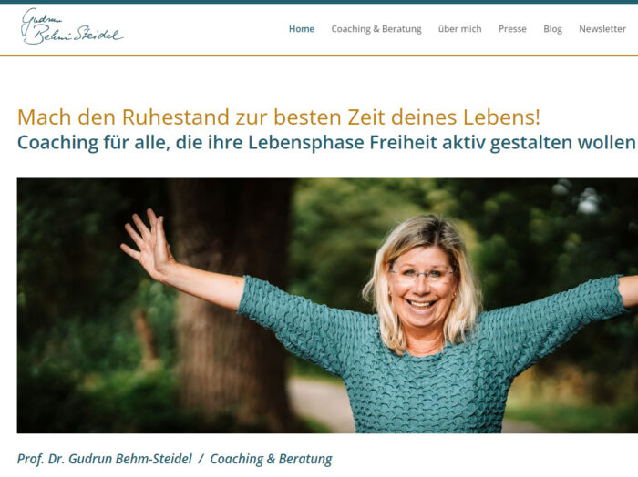 Gudrun Behm-Steidel, Screenshot von ihrer Webseite https://gudrunbehmsteidel.de/