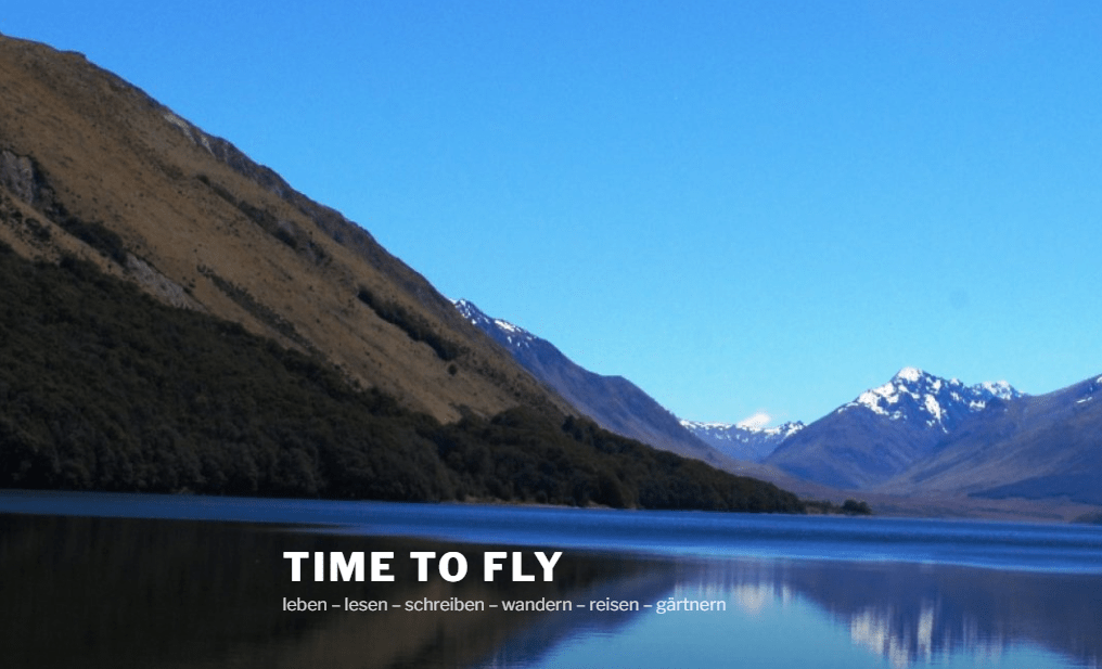 Titelbild des Blogs time to fly